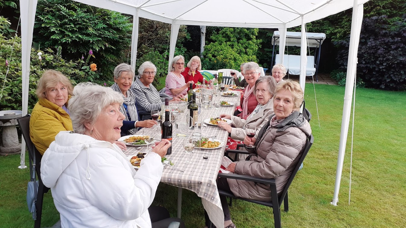 A meal within covid restrictions