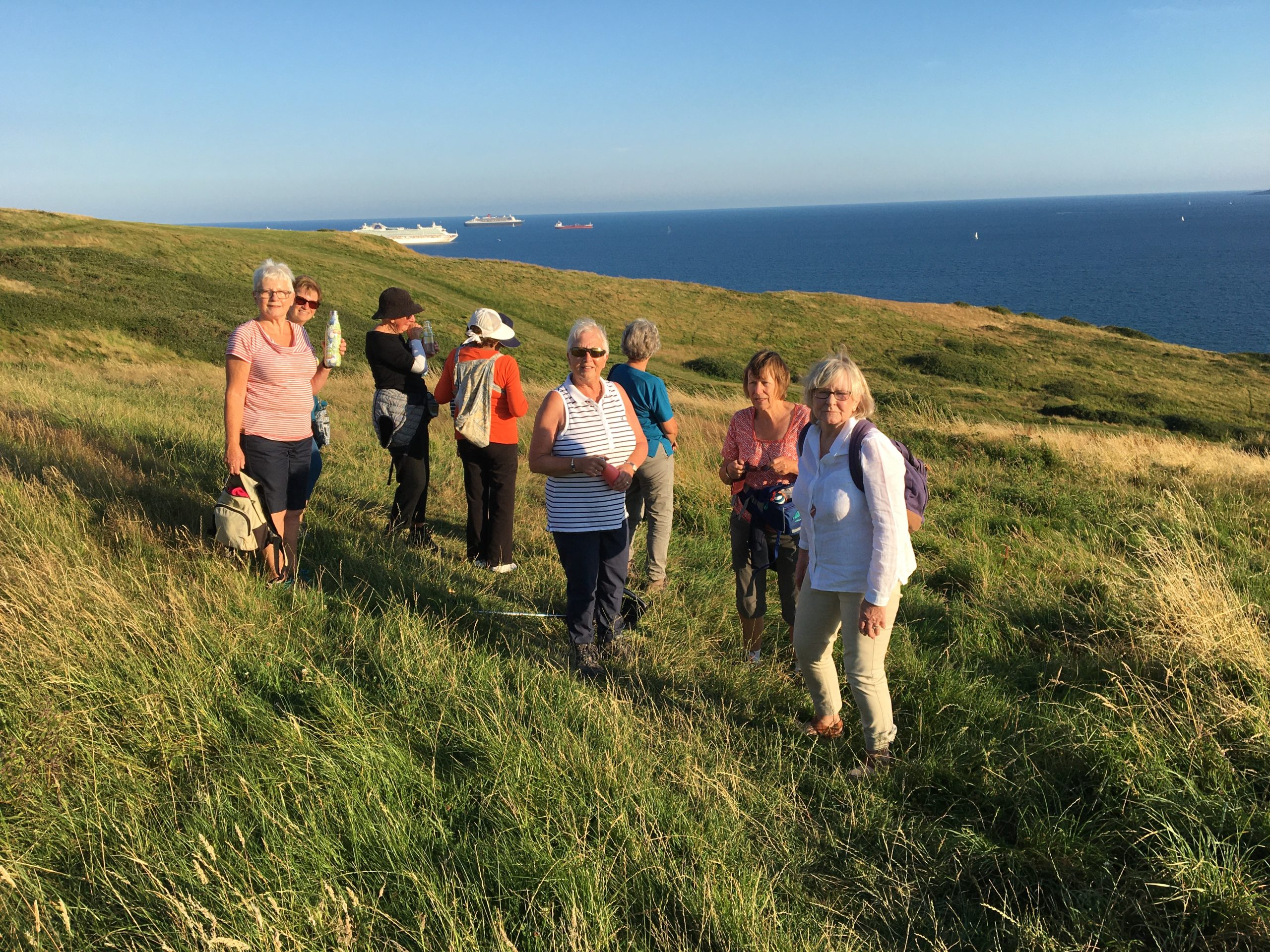 A fabulous evening walk along the Jurassic coast.