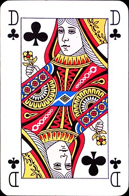 Playing card image of Dame (Queen)