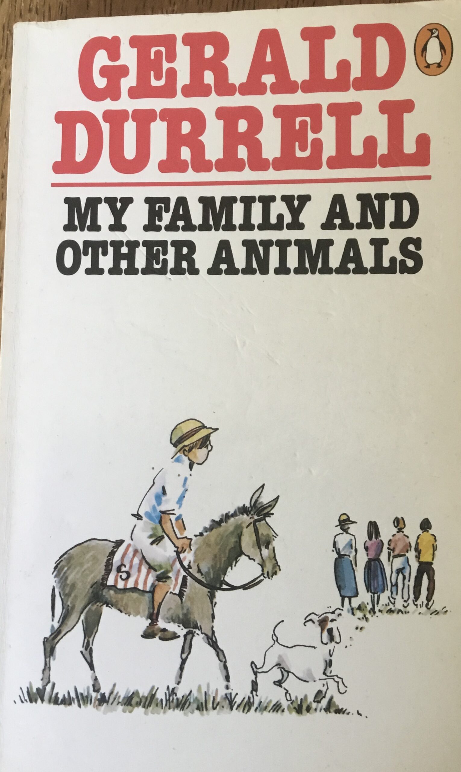 Cover of Gerald Durrell's book "My Family and Other Animals"