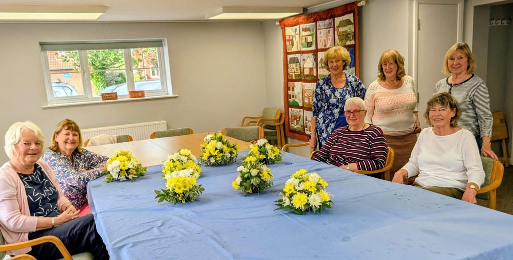 Wokingham Forest Group used the skills of one of our members to support our efforts in flower arranging.